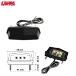 Luce targa a 3 Led Smd - Bianco Luce targa a 3 Led Smd - Bianco