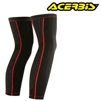 GAMBALE PROTETTIVO GINOCCHIERE X-STRONG Nero-Rossa