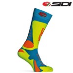 CALZA SIDI TONY CAIROLI N.274 Azzurro/Giallo Fluo L-XL CALZA SIDI TONY CAIROLI N.274 Azzurro/Giallo Fluo L-XL