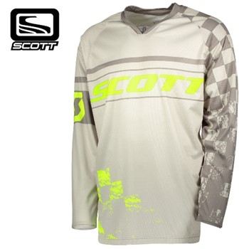 MAGLIA SCOTT 350 TRACK JERSEY GRIGIO-GIALLO L (In Esaurimento)