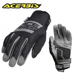 GUANTI MX WP HOMOLOGATED Grigio Nero M