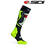 CALZA SIDI CROSS EXTRA-LUNGHE N.320 NERO GIALLO FLUO S/M CALZA SIDI CROSS EXTRA-LUNGHE N.320 NERO GIALLO FLUO S/M