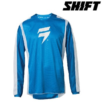 MAGLIA Shift Whit3 Label Race 2 Blu-Bianco XXL-54 (In Esaurimento)