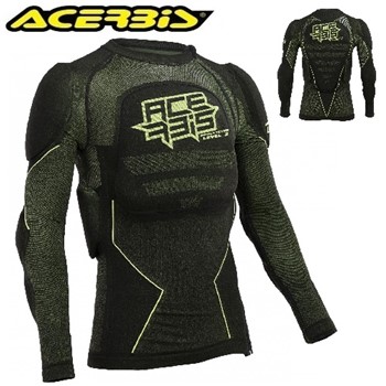 PETTORINA X-FIT FUTURE BODY ARMOUR LEVEL 2 nero-giallo S-M
