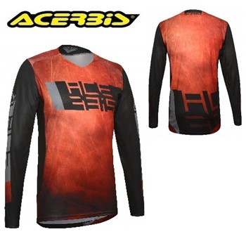 MAGLIA MX OUTRON ROSSO-NERO S