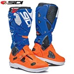 Stivali SIDI Crossfire 3 SRS Arancio fluo blu 44 (US 10) (In Esaurimento Stivali SIDI Crossfire 3 SRS Arancio fluo blu 44 (US 10) (In Esaurimento