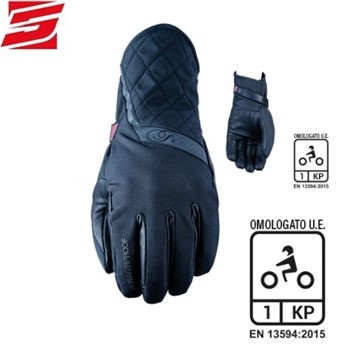 GUANTI DONNA FIVE MILANO EVO WP BLACK L