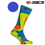 CALZA SIDI TONY CAIROLI N.274 blue royal Giallo Fluo S-M CALZA SIDI TONY CAIROLI N.274 blue royal Giallo Fluo S-M