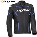 Giubbotto IXON STRIKER in tessuto UOMO nero-bianco-blu S (In Esaurimento