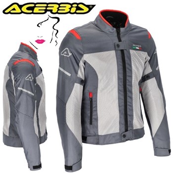 GIACCA CE ON ROAD RUBY LADY GRIGIO-ROSSO L