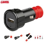 PRESA USB UNIVERSALE "UNI-TECH 1" 2400MA RIC.VELOCE 12/32V. PRESA USB UNIVERSALE "UNI-TECH 1" 2400MA RIC.VELOCE 12/32V.