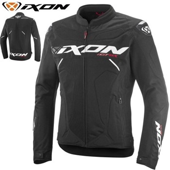 Giubbotto Moto Estivo Ixon IONIX Nero-Bianco M-48