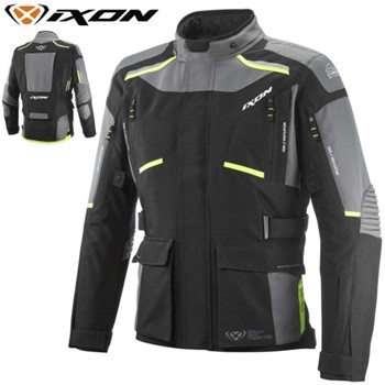 Giacca Ixon Midgard nero grigio giallo fluo S-46