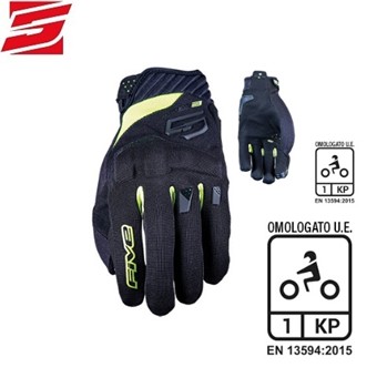 GUANTI FIVE RS3 EVO BLACK-FLUO YELLOW XXL