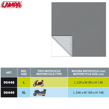 COPRIMOTO "OPTIMA PLUS " MISURA XL SAGOMATO (MOTO)