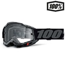 OCCHIALE 100% ACCURI 2 ENDURO BLACK LENTE DOPPIA TRASPARENTE (461363)