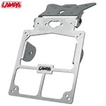 PORTA TARGA UNIVERSALE PER MOTO OLTRE 50CC. IN ALLUMINIO