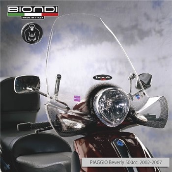 PARABREZZA PIAGGIO Beverly Tourer 125 250 400 300 07 c/kit attacchi
