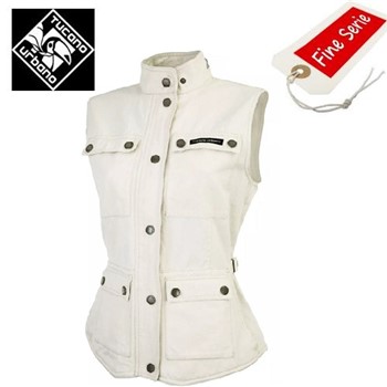 CLARABELLA COTTON GILET MULTIT. NEW BIANCO 38 (In Esaurimento)